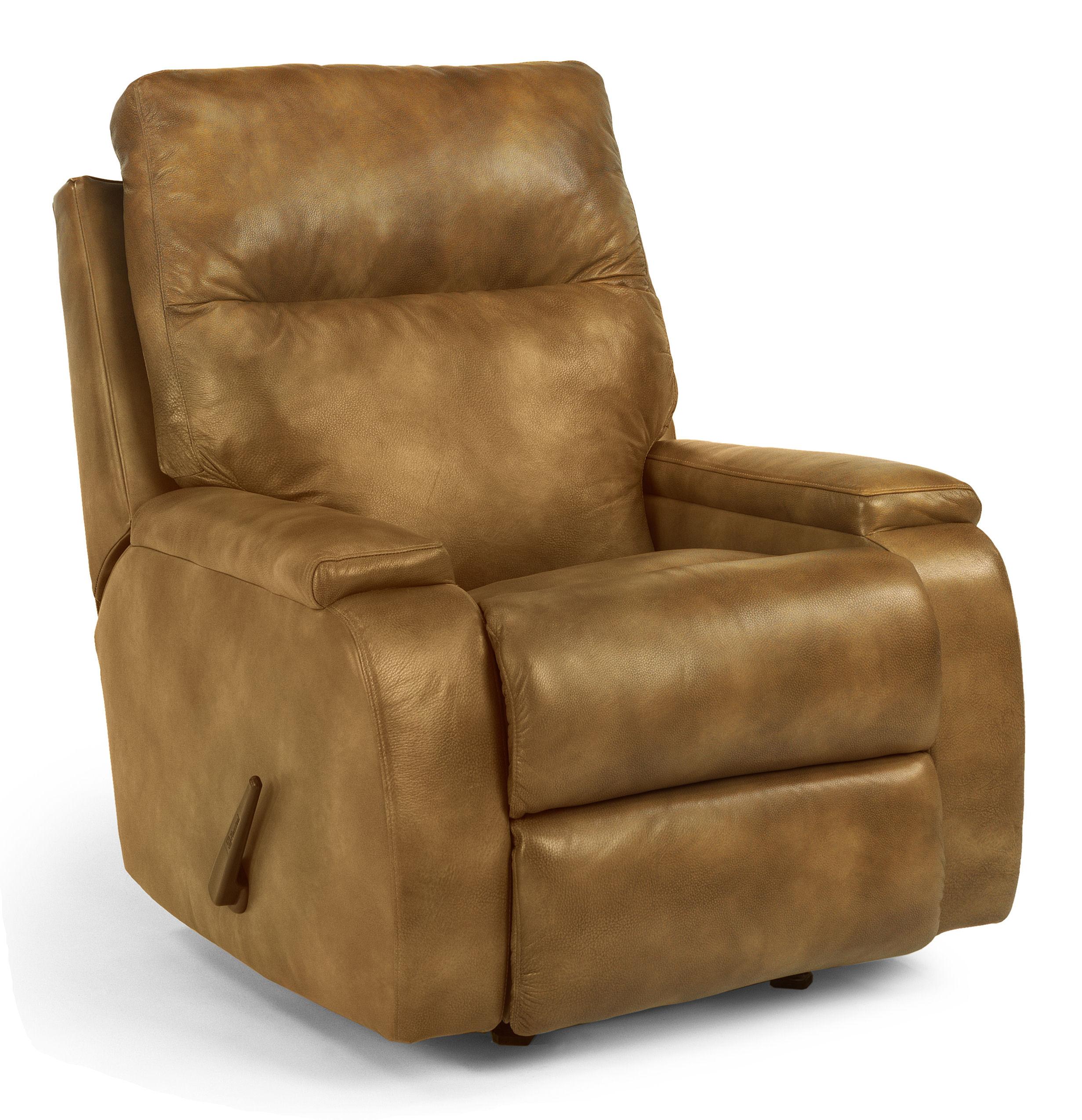Flexsteel Runway Contemporary Rocking Recliner AHFA Recliners
